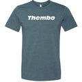 Thembo Unisex Premium Tee - Heather Slate / XS
