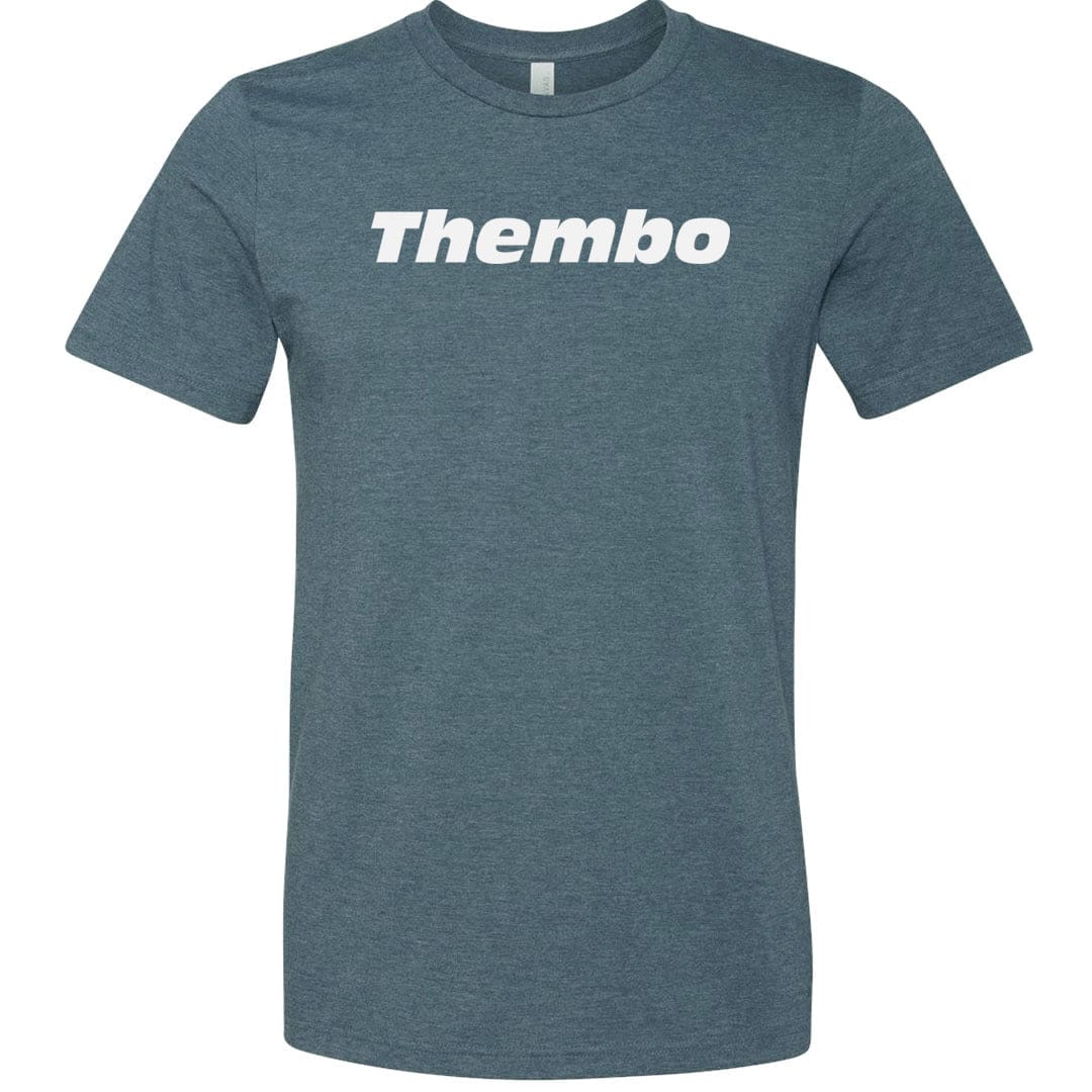 Thembo Unisex Premium Tee - Heather Slate / XS