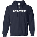 Thembo Unisex Zip Hoodie - Navy / S