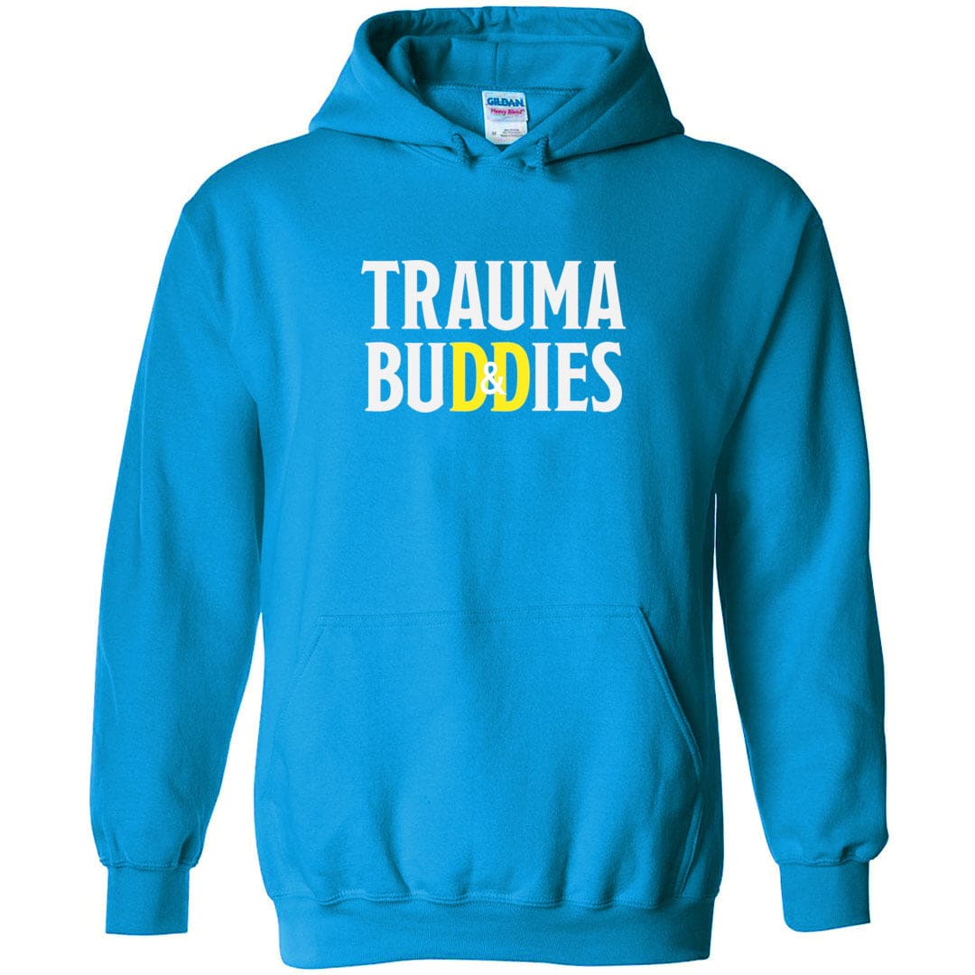 Trauma Buddies Unisex Pullover Hoodie - Sapphire / S