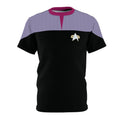 Trek Uniform Tee DS9 - Command Red - Unisex AOP Tee - Black stitching / 4 oz. / S - All Over Prints