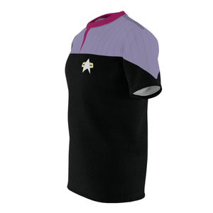 Trek Uniform Tee DS9 - Command Red - Unisex AOP Tee - All Over Prints