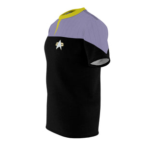 Trek Uniform Tee DS9 - Operations Gold - Unisex AOP Tee - All Over Prints