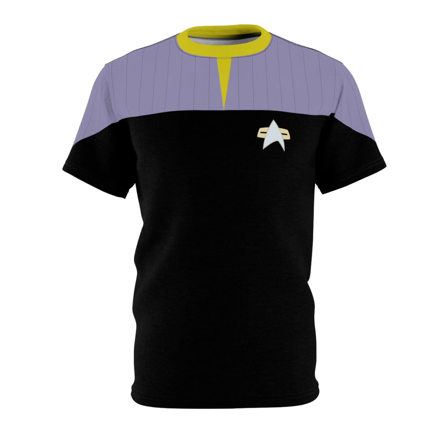 Trek Uniform Tee DS9 - Operations Gold - Unisex AOP Tee - Black stitching / 4 oz. / S - All Over Prints