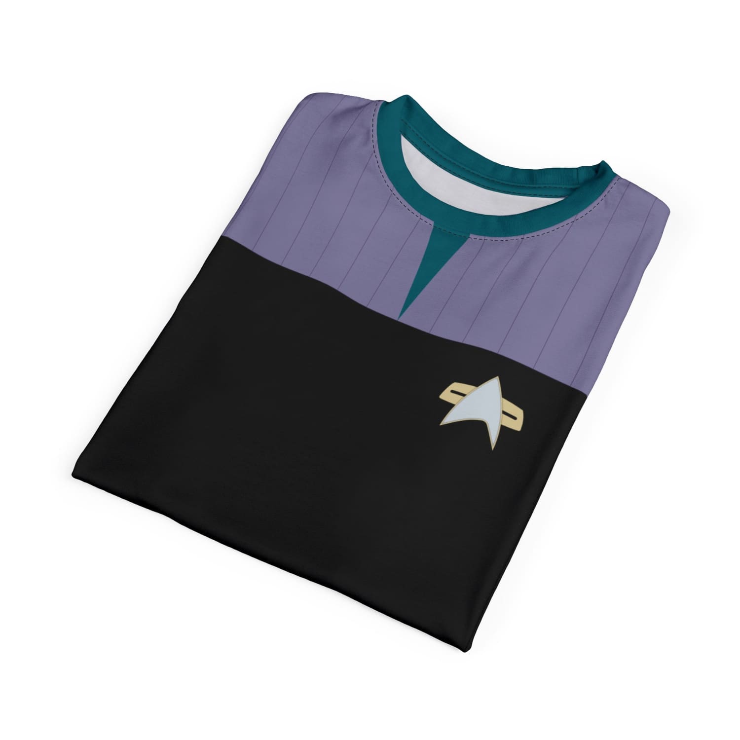 Trek Uniform Tee DS9 - Sciences Blue - Unisex AOP Tee - All Over Prints