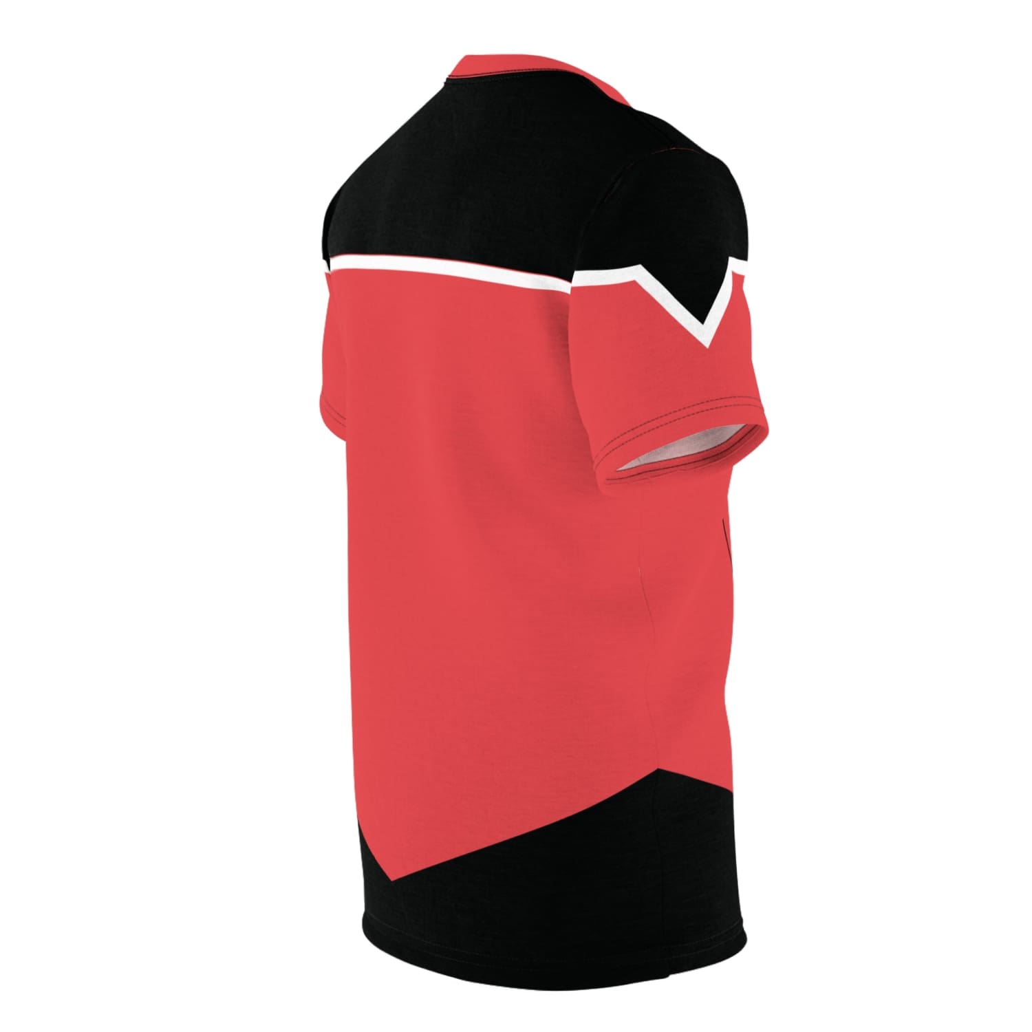 Trek Uniform Tee Lower Decks - Command Red Unisex AOP All Over Prints