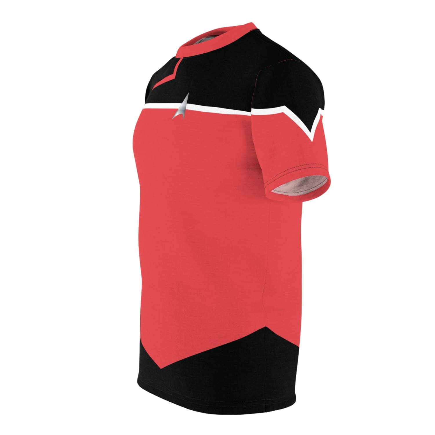 Trek Uniform Tee Lower Decks - Command Red Unisex AOP All Over Prints