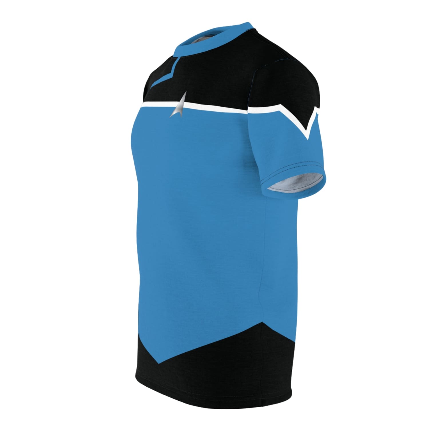 Trek Uniform Tee Lower Decks - Sciences Blue Unisex AOP All Over Prints