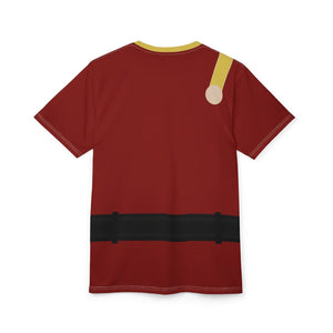 Trek Uniform Tee Movie - Operations Gold - Unisex AOP Tee - Monster Maroon - All Over Prints