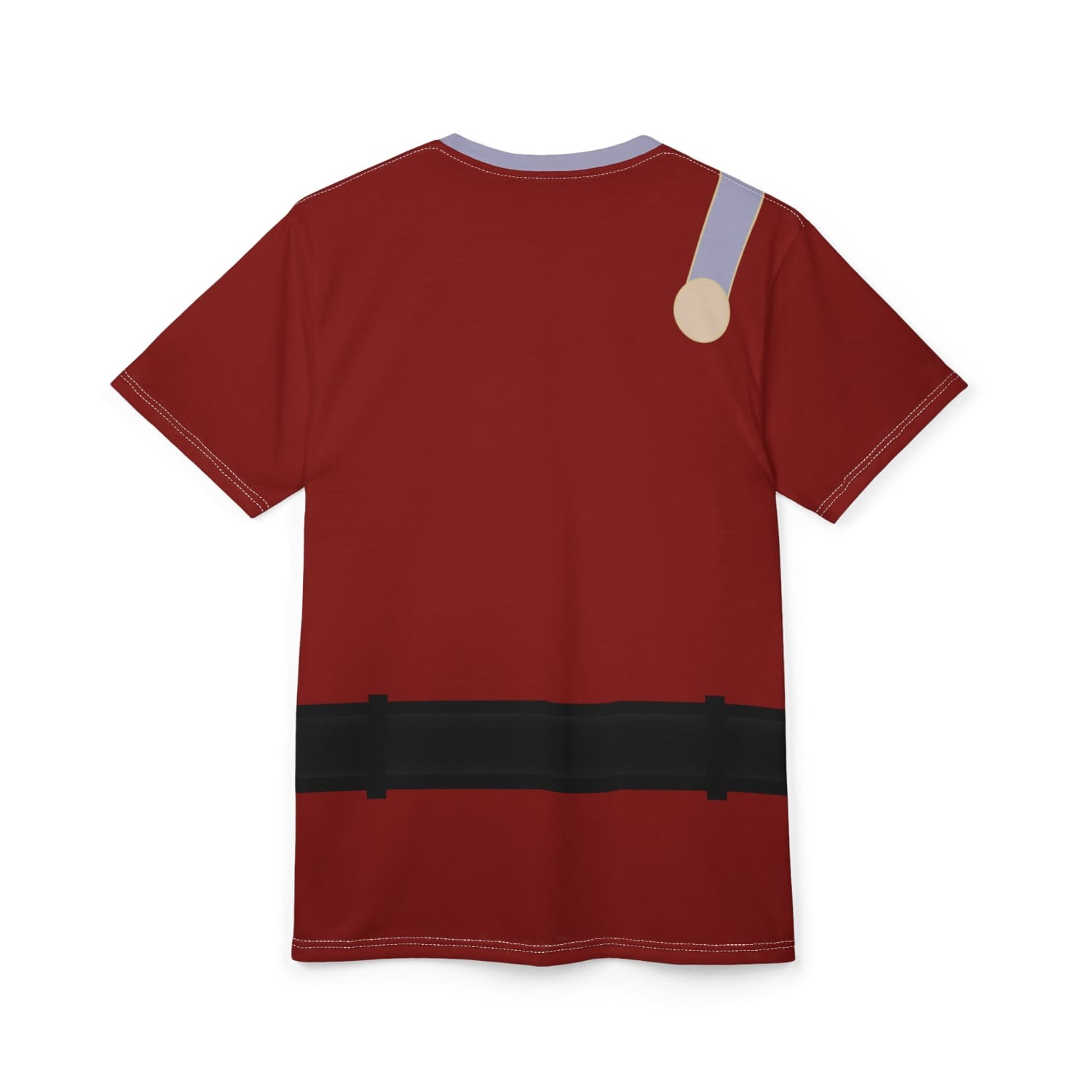 Trek Uniform Tee Movie - Sciences Grey - Unisex AOP Tee - Monster Maroon - All Over Prints