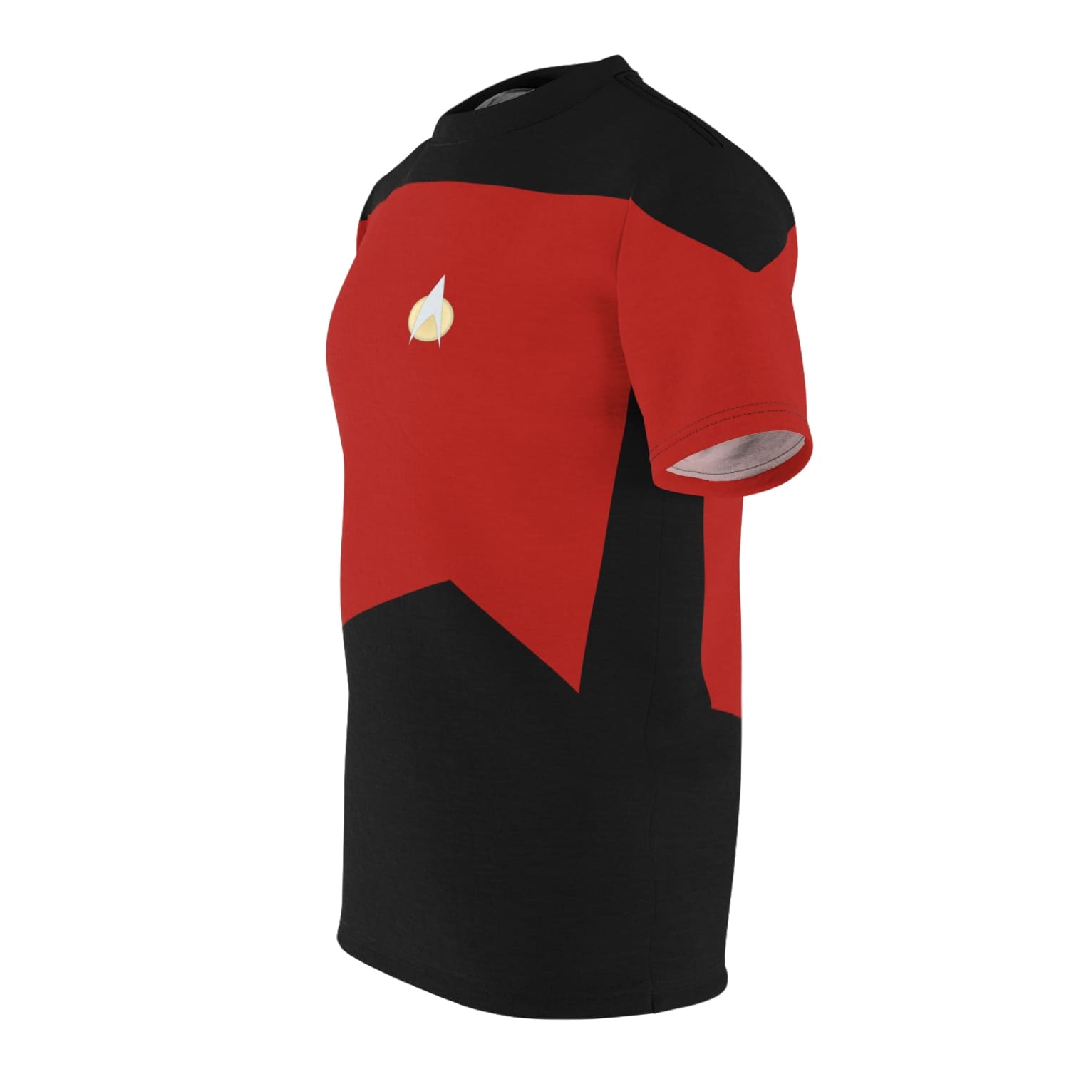 Trek Uniform Tee TNG - Command Red - Unisex AOP Tee - All Over Prints