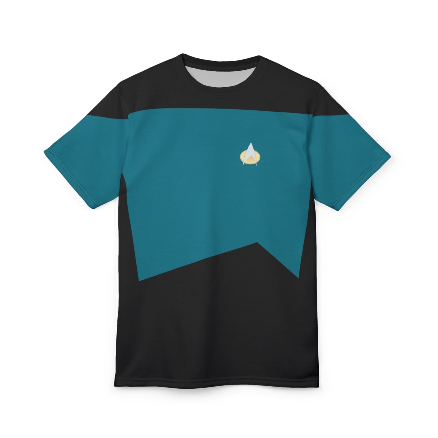 Trek Uniform Tee TNG - Sciences Blue - Unisex AOP Tee - All Over Prints