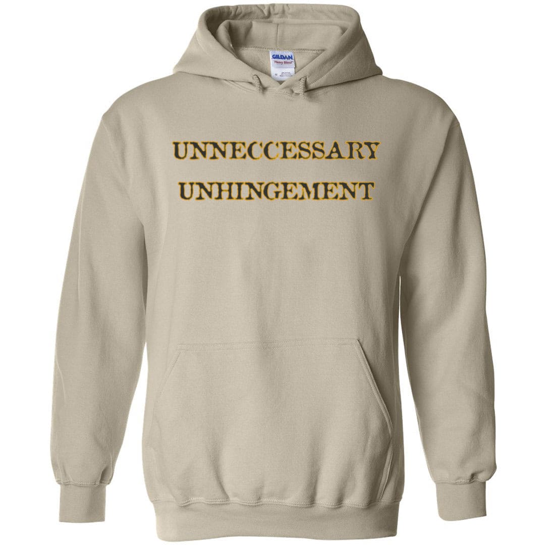 Unneccessary Unhingement Unisex Pullover Hoodie - Sand / S