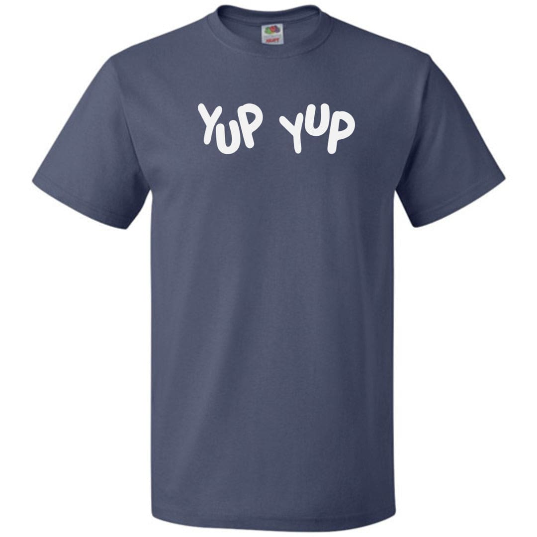 Yup Unisex Classic Tee - Denim / S