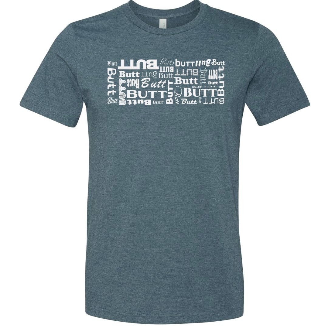 32 Butts TS Unisex Premium Tee - Heather Slate / XS