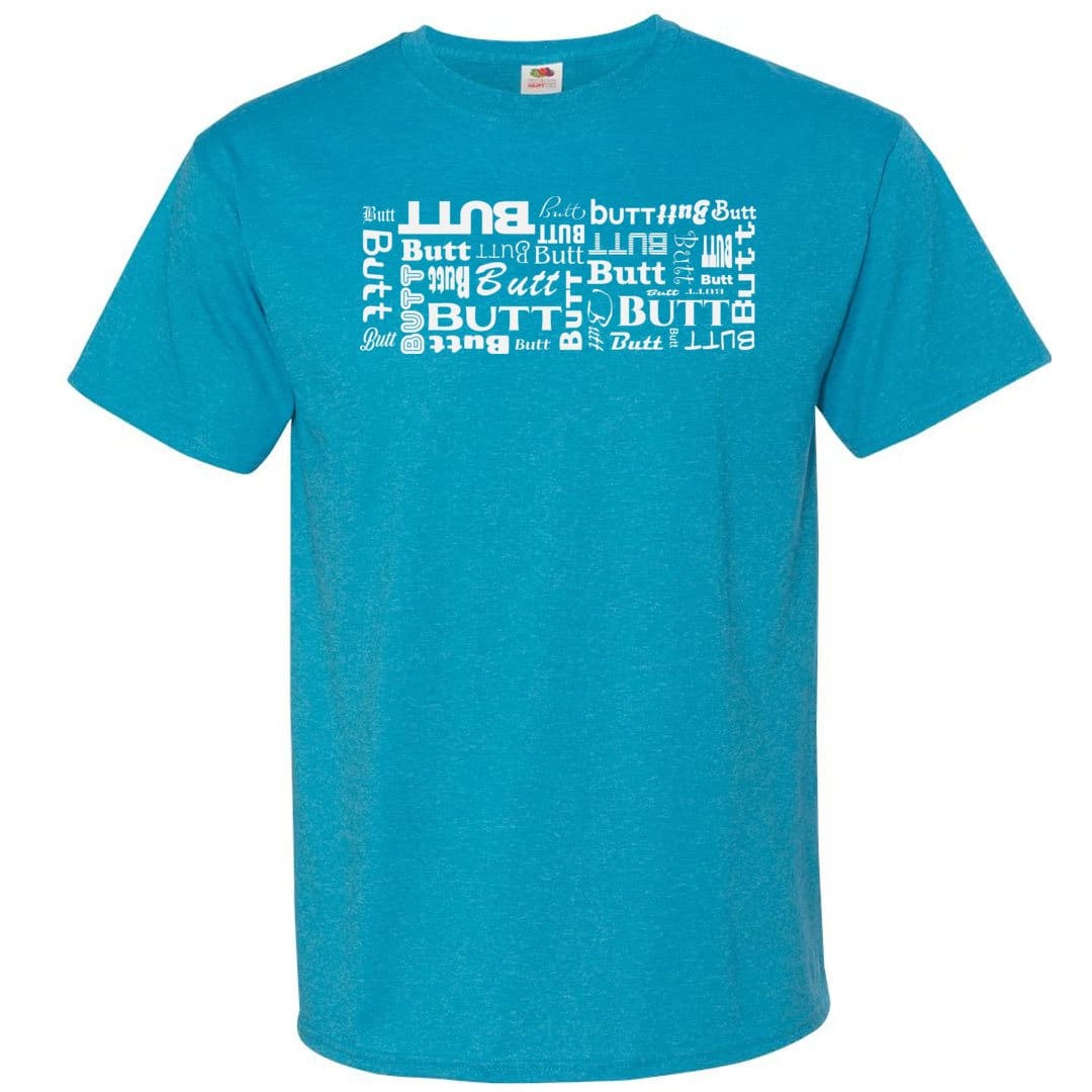 32 Butts Unisex Classic Tee - Turquoise Heather / S