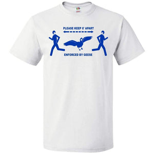 6 Feet of Geese Light Unisex Classic Tee - White / S