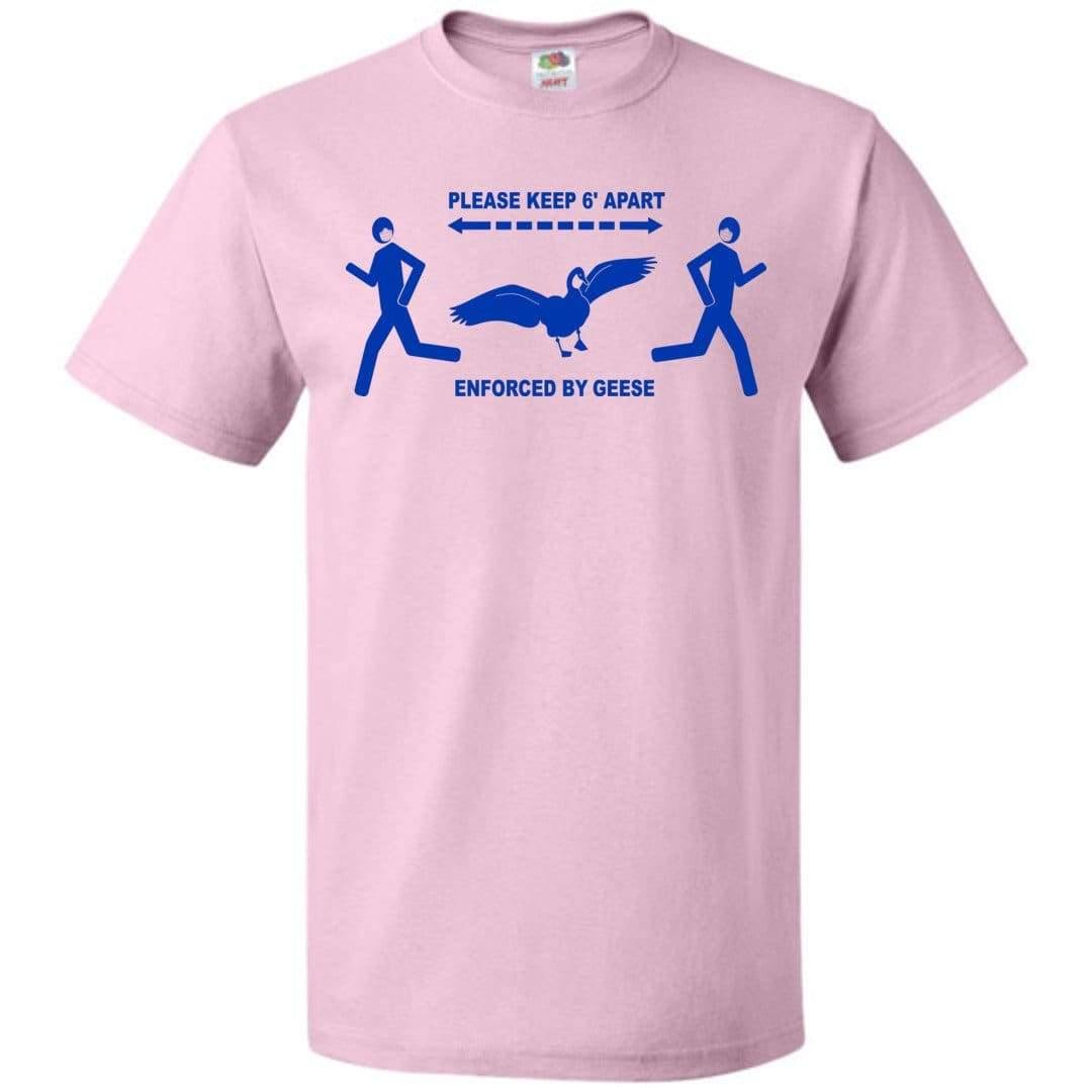 6 Feet of Geese Light Unisex Classic Tee - Classic Pink / S