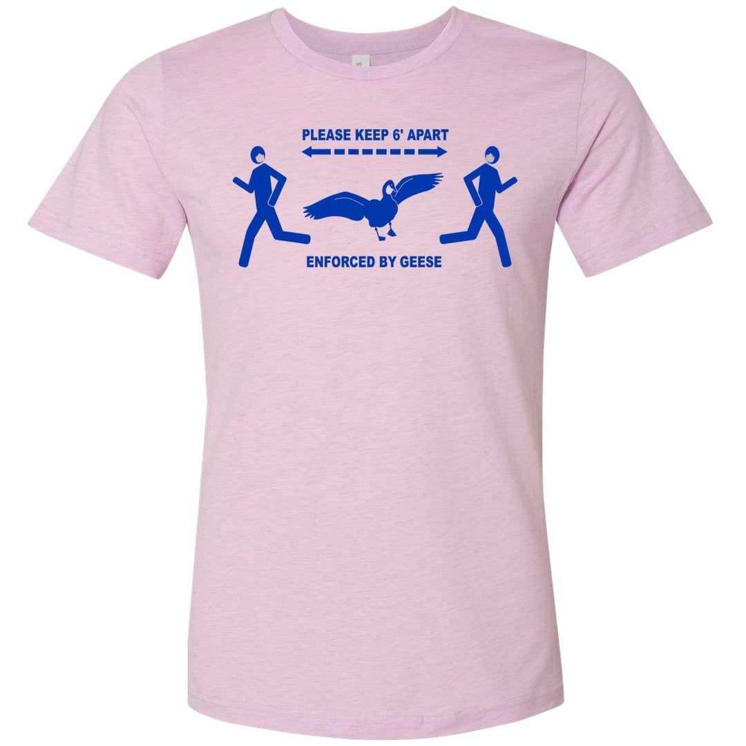 6 Feet of Geese Light Unisex Premium Tee - Heather Prism Lilac / XS