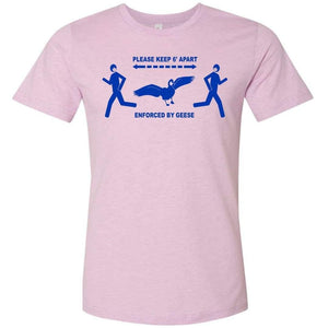 6 Feet of Geese Light Unisex Premium Tee - Heather Prism Lilac / XS