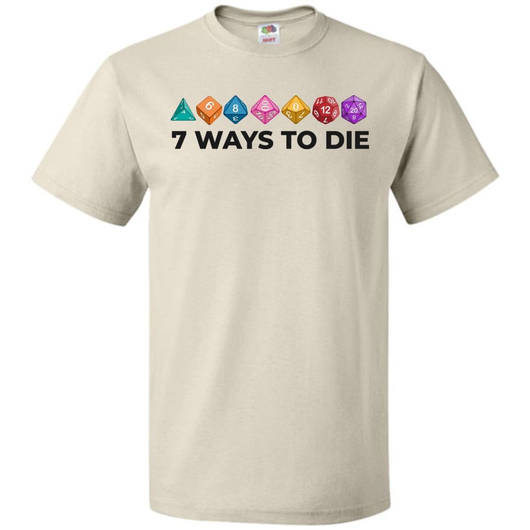 7 Ways To Die Light Unisex Classic Tee - Natural / S