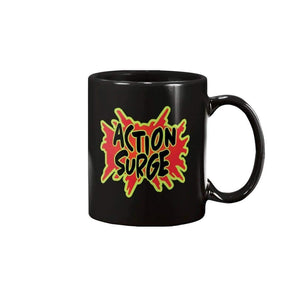 Action Surge 11oz Coffee Mug - Black / 11OZ - Mugs