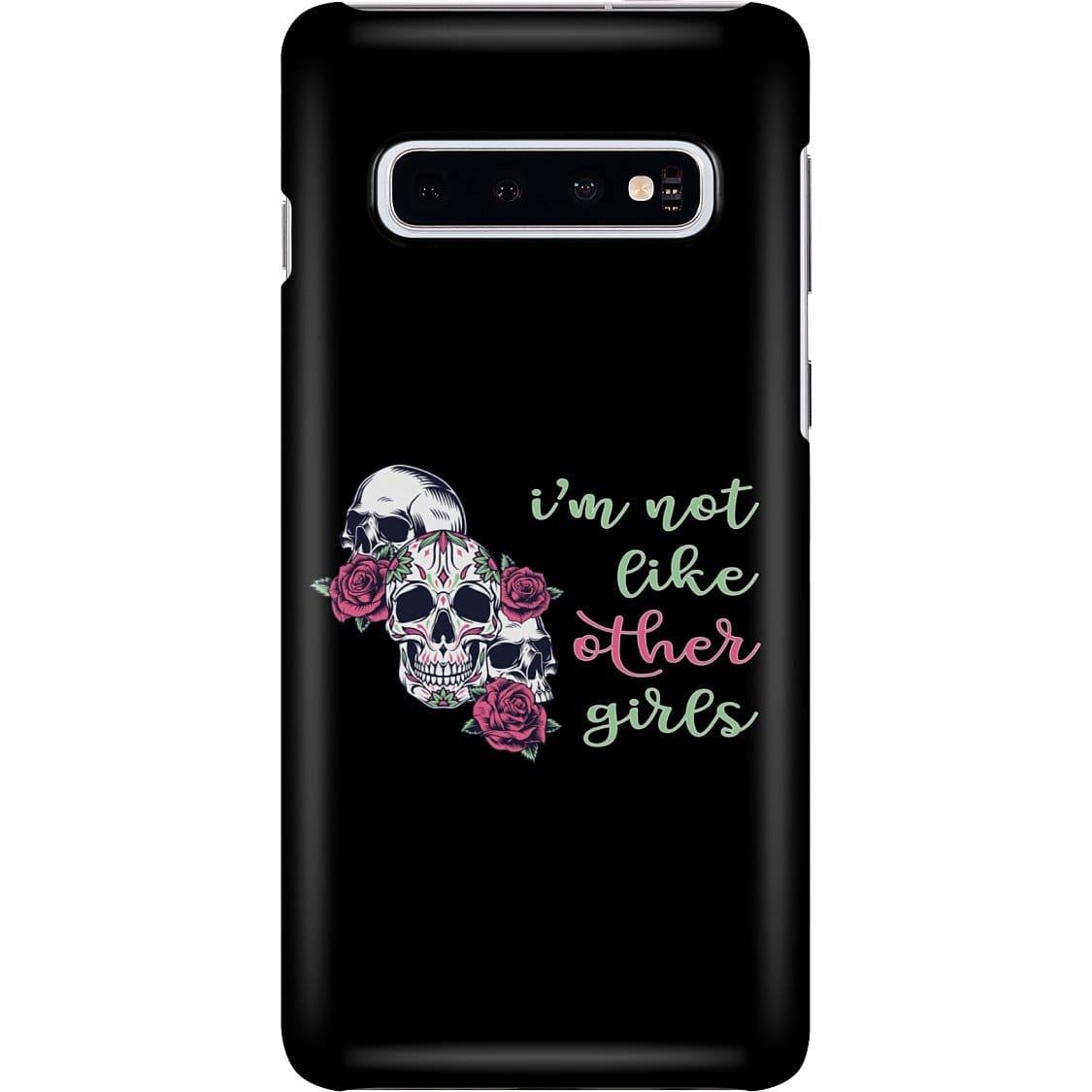 All Nerds Here I’m Not Like Other Girls Phone Case - Snap * iPhone * Samsung * - Samsung Galaxy S10 Case / Gloss / Apparel