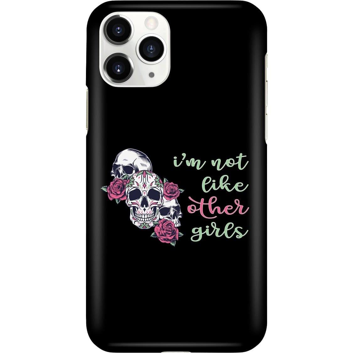 All Nerds Here I’m Not Like Other Girls Phone Case - Snap * iPhone * Samsung * - iPhone 11 Pro Case / Gloss / Apparel