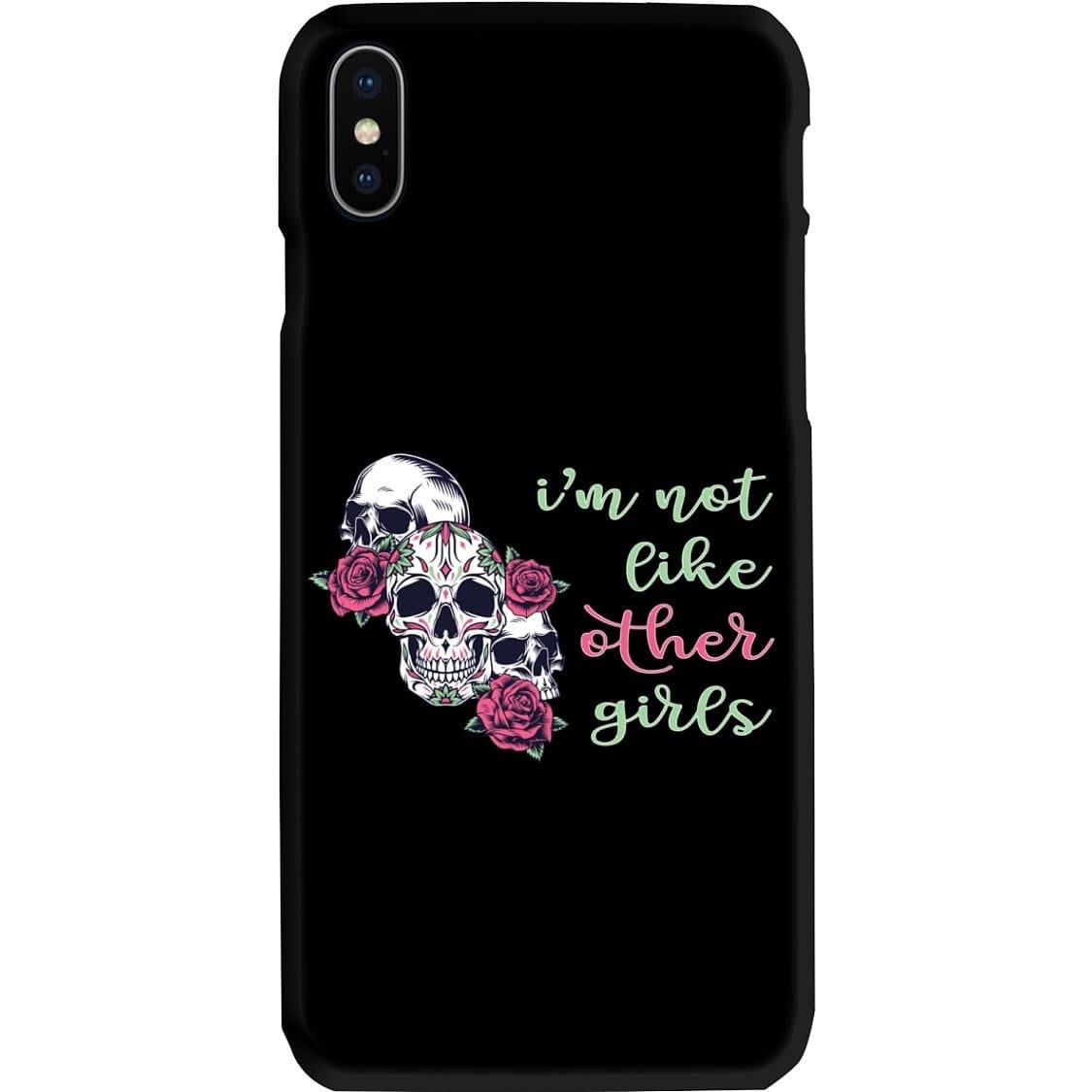All Nerds Here I’m Not Like Other Girls Phone Case - Snap * iPhone * Samsung * - iPhone X Case / Gloss / Apparel