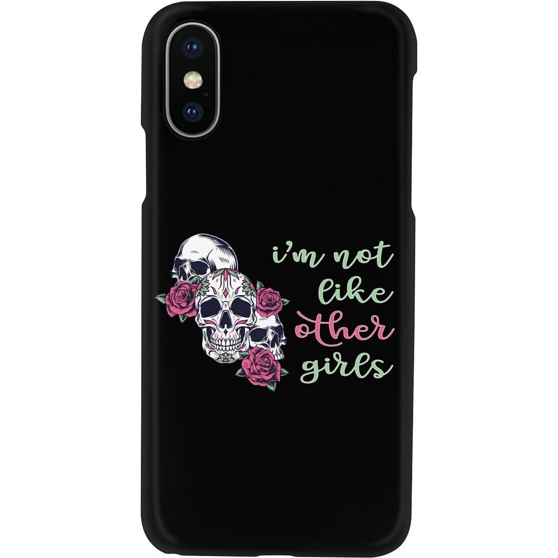 All Nerds Here I’m Not Like Other Girls Phone Case - Snap * iPhone * Samsung * - iPhone XS Case / Gloss / Apparel