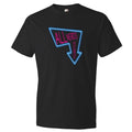 All Nerds Here Neon Logo TS Mens Premium Tee - Black / S