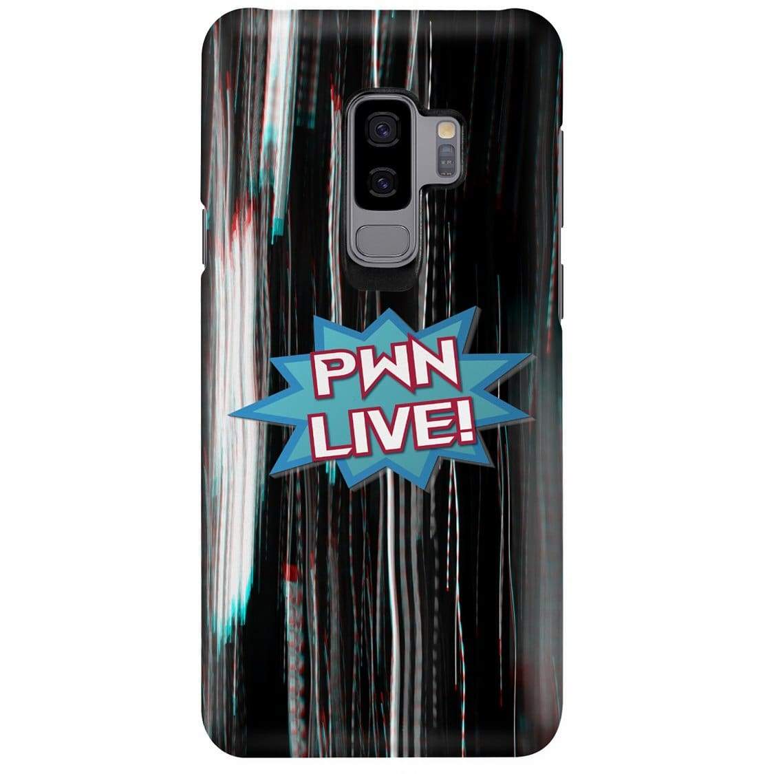 All Nerds Here PWN LIVE! Logo Phone Case - Snap * iPhone * Samsung * - Samsung Galaxy S9 Plus Case / Gloss / All Nerds Here