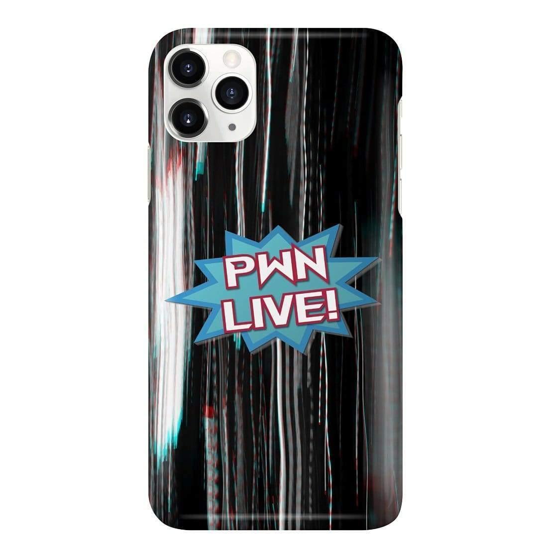 All Nerds Here PWN LIVE! Logo Phone Case - Snap * iPhone * Samsung * - iPhone 11 Pro Max Case / Gloss / All Nerds Here