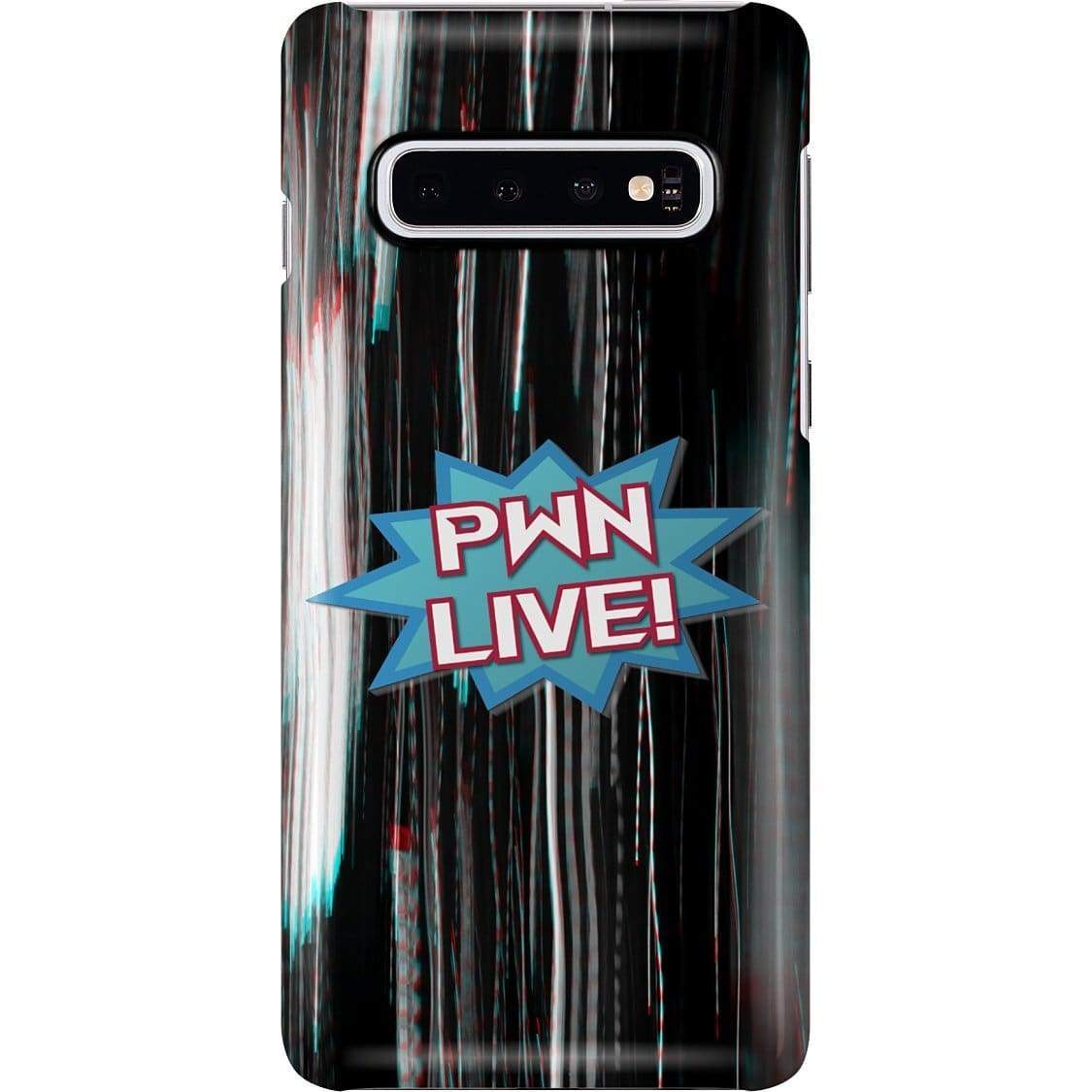 All Nerds Here PWN LIVE! Logo Phone Case - Snap * iPhone * Samsung * - Samsung Galaxy S10 Case / Gloss / All Nerds Here