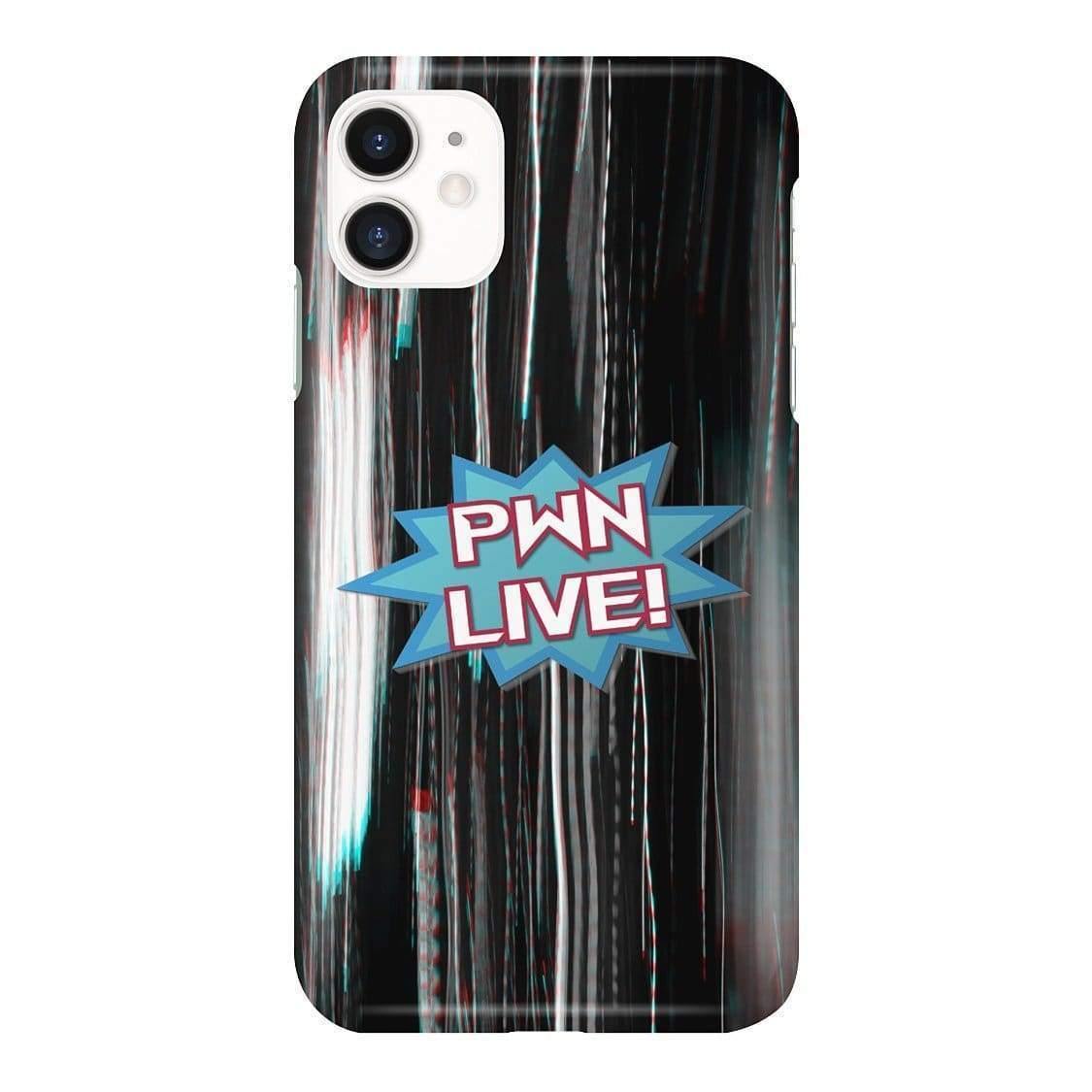 All Nerds Here PWN LIVE! Logo Phone Case - Snap * iPhone * Samsung * - iPhone 11 Case / Gloss / All Nerds Here