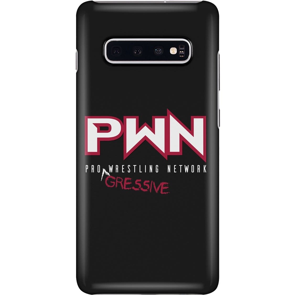 All Nerds Here PWN Progressive Logo Phone Case - Snap * iPhone * Samsung * - Samsung Galaxy S10 Plus Case / Gloss / All Nerds Here