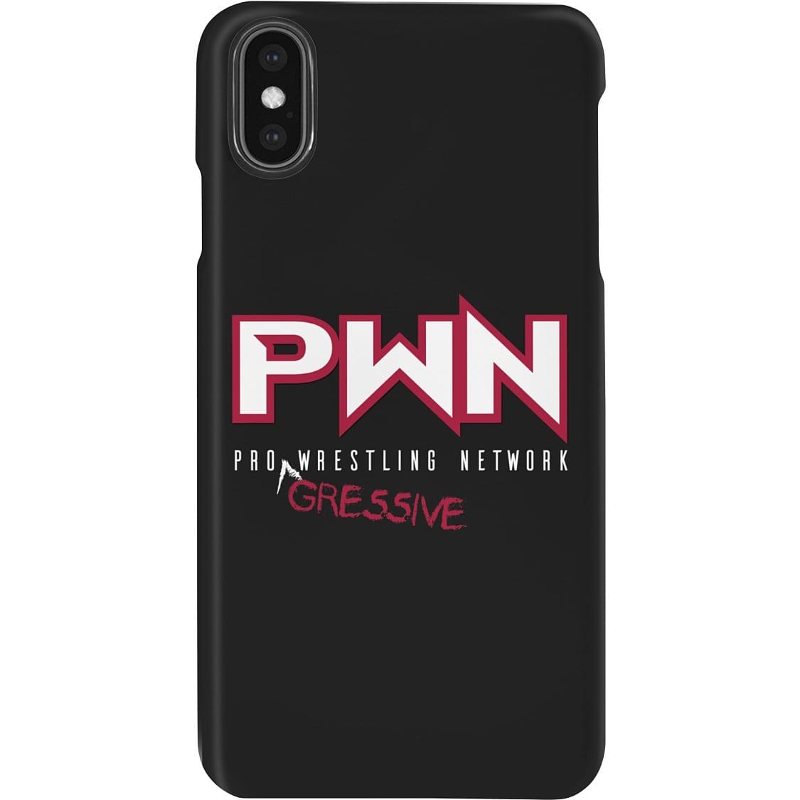 All Nerds Here PWN Progressive Logo Phone Case - Snap * iPhone * Samsung * - iPhone XS Max Case / Gloss / All Nerds Here