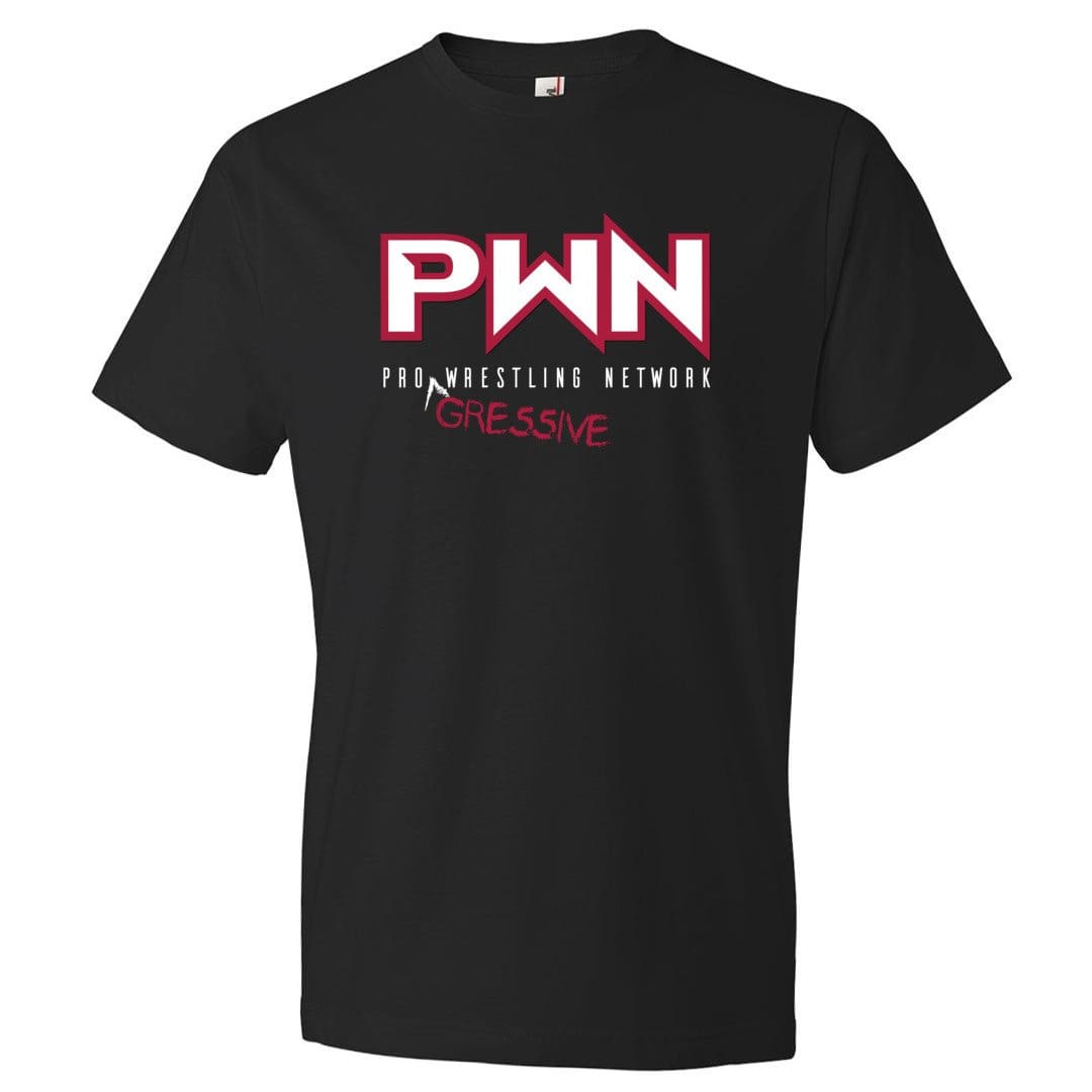 All Nerds Here PWN Progressive Logo TS Mens Premium Tee - Black / S