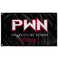 All Nerds Here PWN Progressive Logo Wall Flag - Wall Flag - 36x60 - All Nerds Here