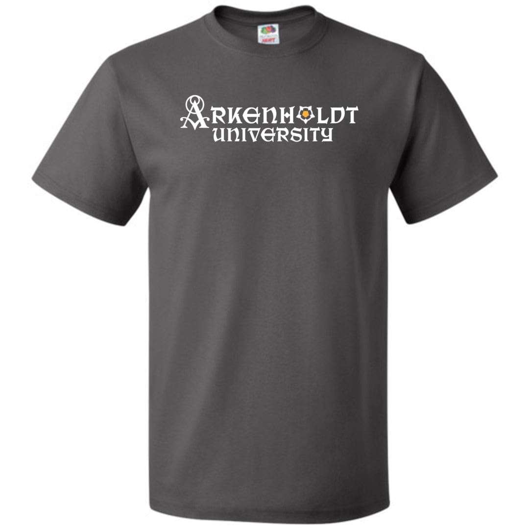 Arkenholdt 0AU Logo Unisex Classic Tee - Charcoal Grey / S
