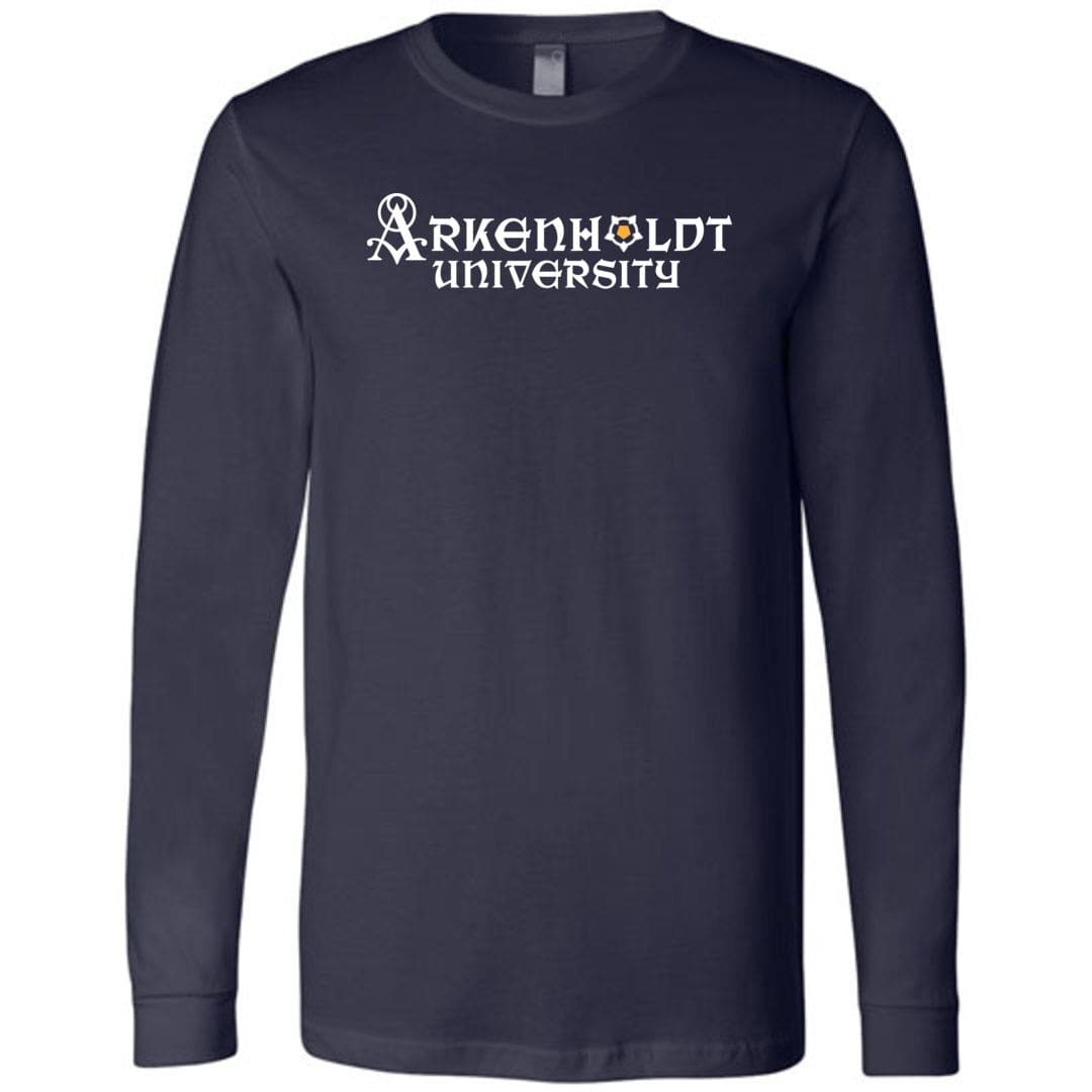 Arkenholdt 0AU Logo Unisex Premium Long Sleeve Tee - Navy / S