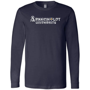 Arkenholdt 0AU Logo Unisex Premium Long Sleeve Tee - Navy / S