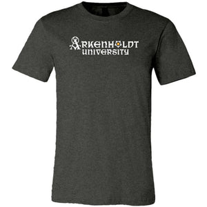 Arkenholdt 0AU Logo Unisex Premium Tee - Dark Grey Heather / XS