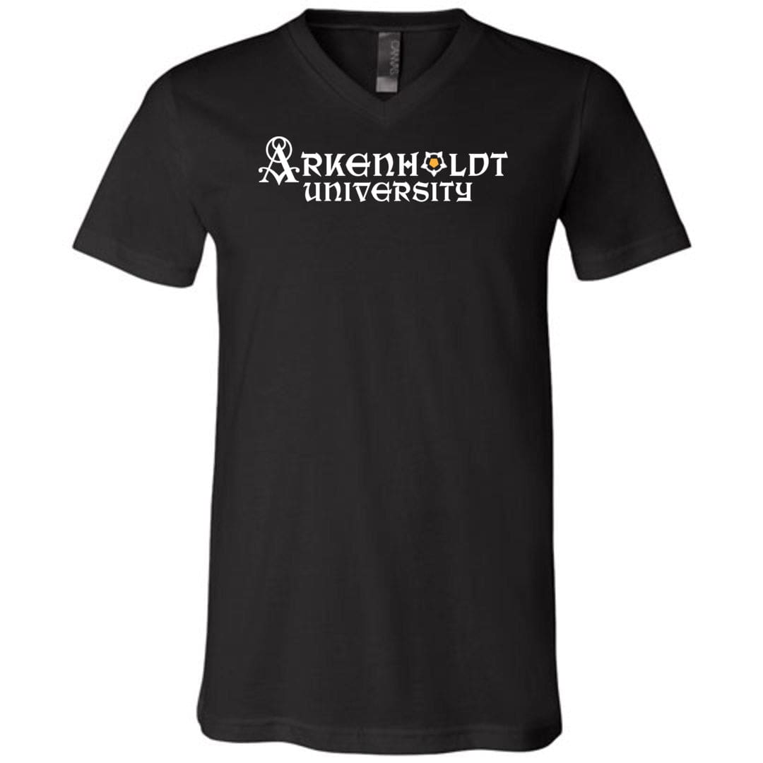 Arkenholdt 0AU Logo Unisex Premium V-Neck Tee - Black / S