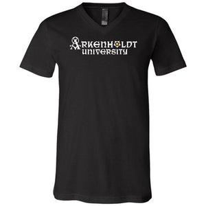 Arkenholdt 0AU Logo Unisex Premium V-Neck Tee - Black / S