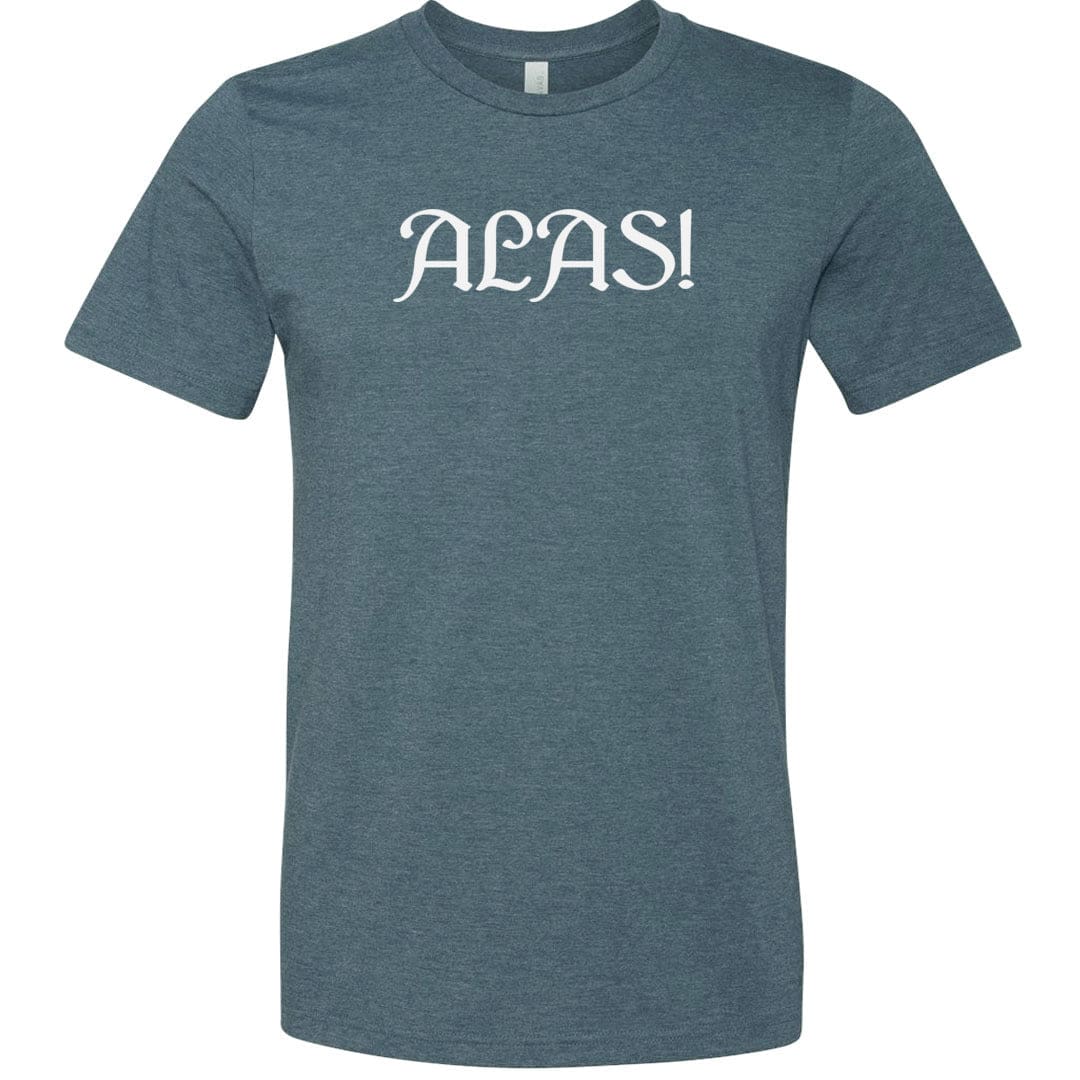 Arkenholdt ALAS! Unisex Premium Tee - Heather Slate / XS