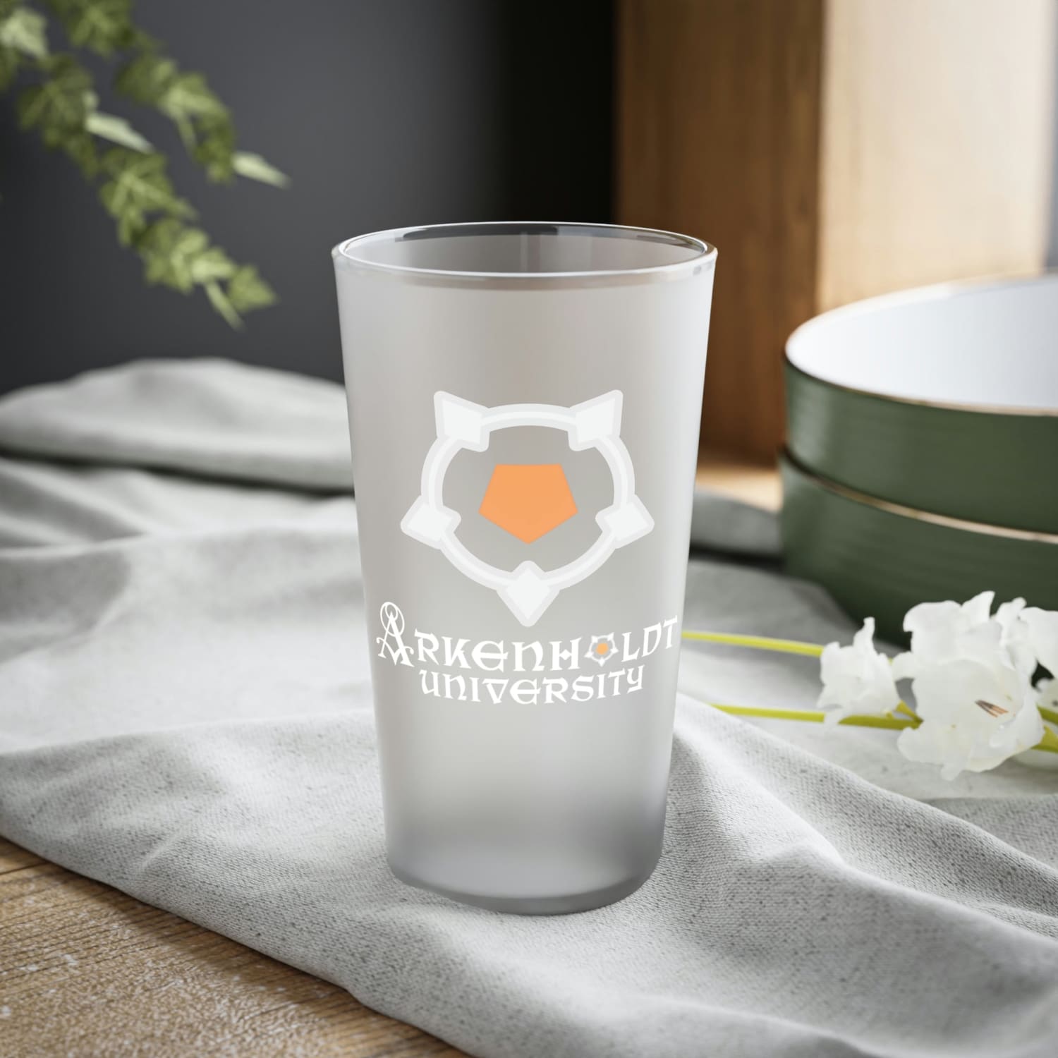 Arkenholdt Arkenstar 16oz Frosted Pint Glass - 16oz / Frosted - Mug