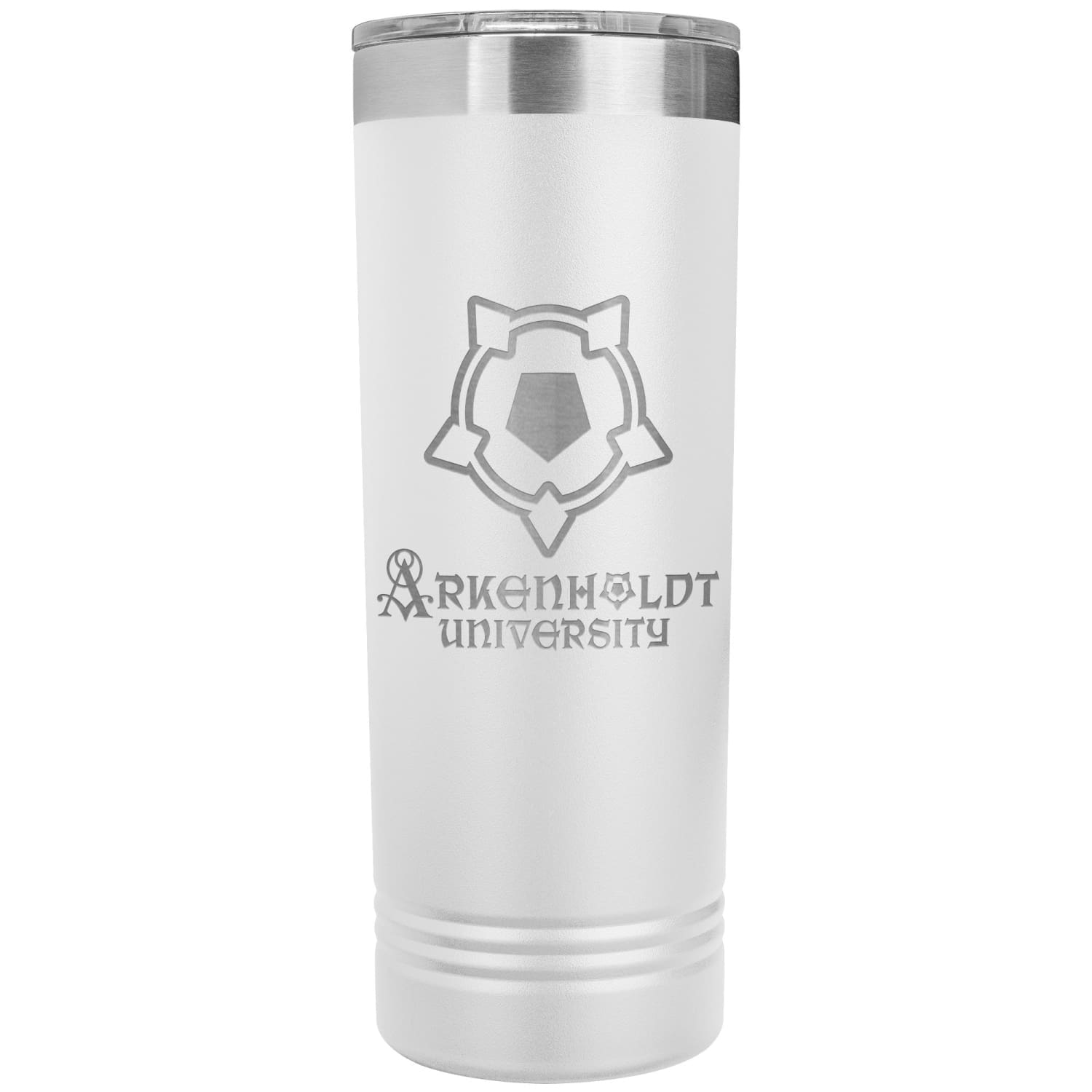 Arkenholdt Arkenstar 22oz Skinny Tumbler - White - Drinkware