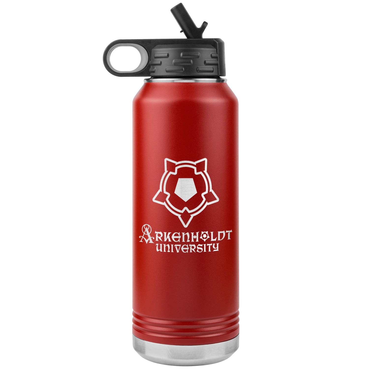 Arkenholdt Arkenstar 32oz Water Bottle Tumbler - Red - Water Bottle