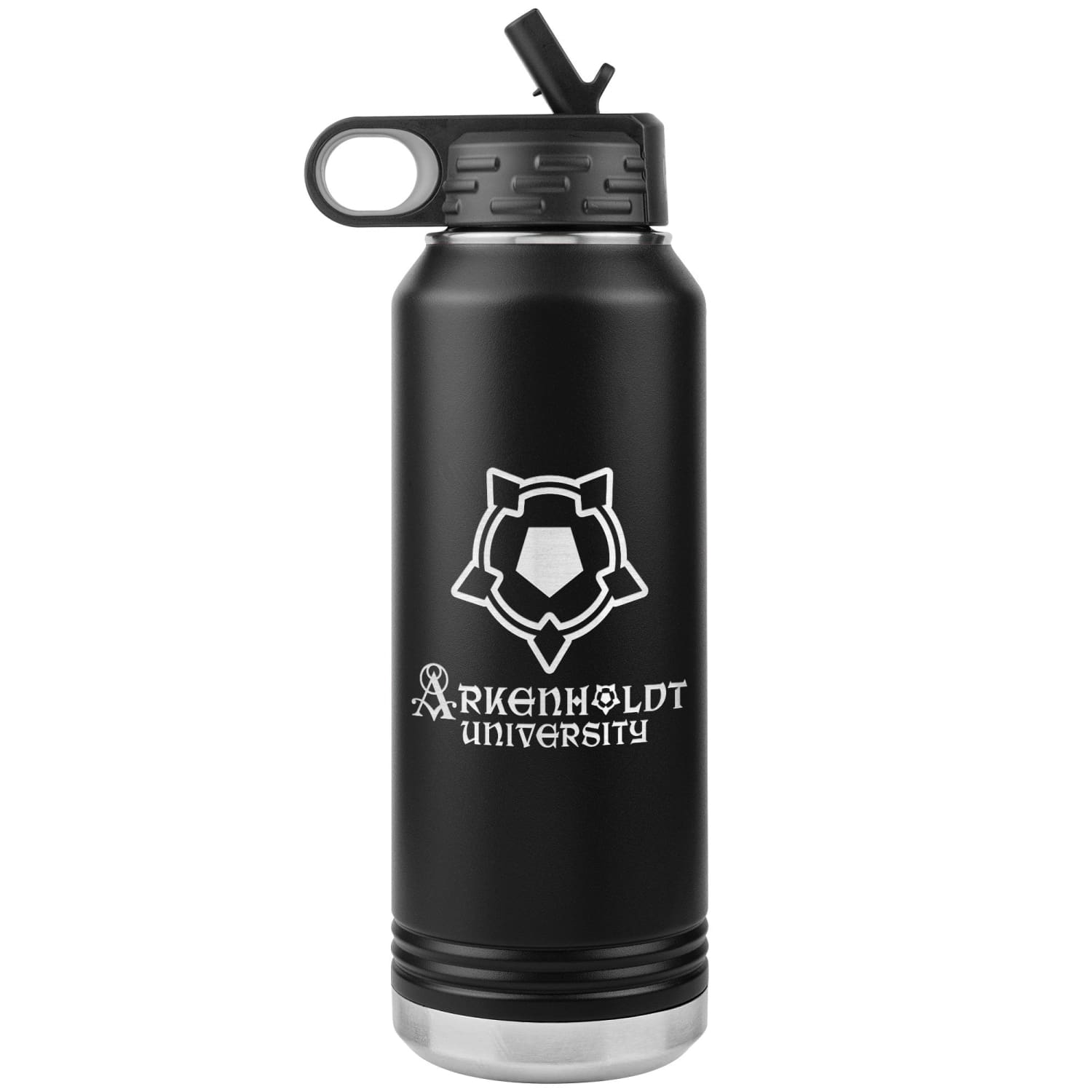 Arkenholdt Arkenstar 32oz Water Bottle Tumbler - Black - Water Bottle